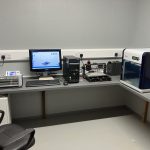 Equipment being set up for digital making at Dunoon Community Shed