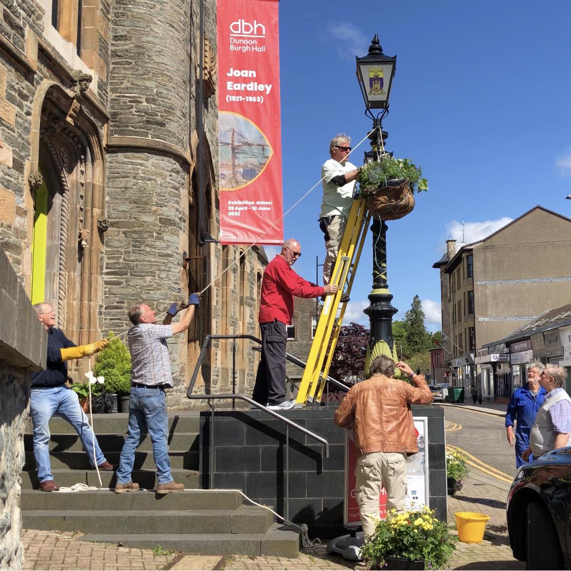 Baskets at the Burgh Hall